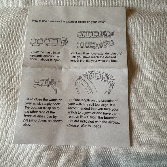 Gossip Goldtone w/Rhinestone Dial Chronography Watch - Picture 9 of 10